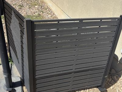 L Shaped AC Fencing