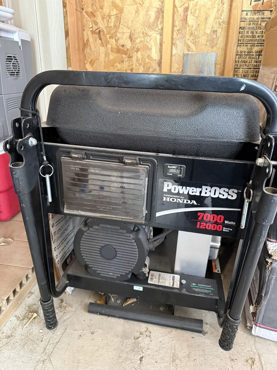 Honda PowerBOSS Generator, PS906811P 6800 running watt