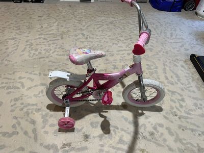 Pink HUFFY 12''girl Bike Disney Princesgood Shape