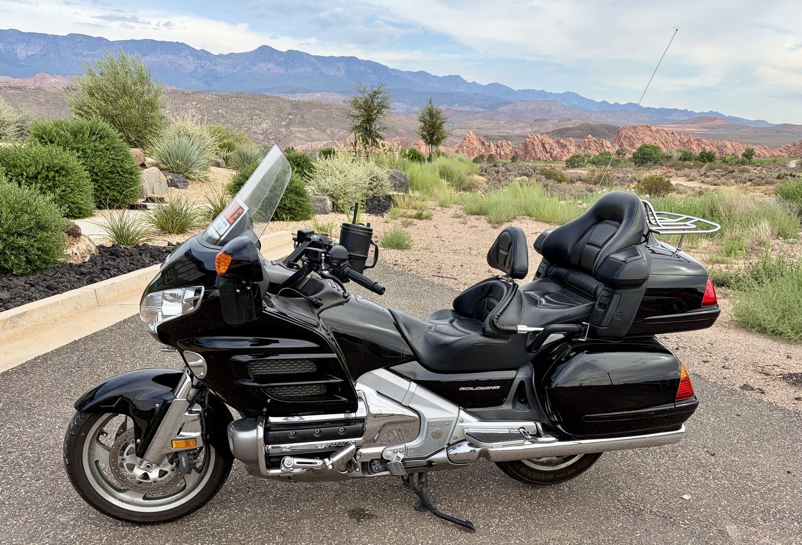 2002 Honda Goldwing GL1800 Touring Motorcycle - Black 