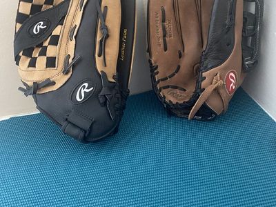 SET Of 2 RAWLINGS SOFTBALL GLOVES RIGHT & LEFT