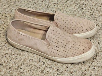 Keds Women's Pink Suede Shoes - Size 11W with Ortholite Insoles