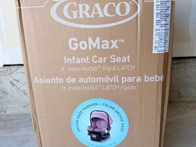 NEW IN BOX Graco GoMax Infant Car Seat – Insta-Install Rigid LATCH
