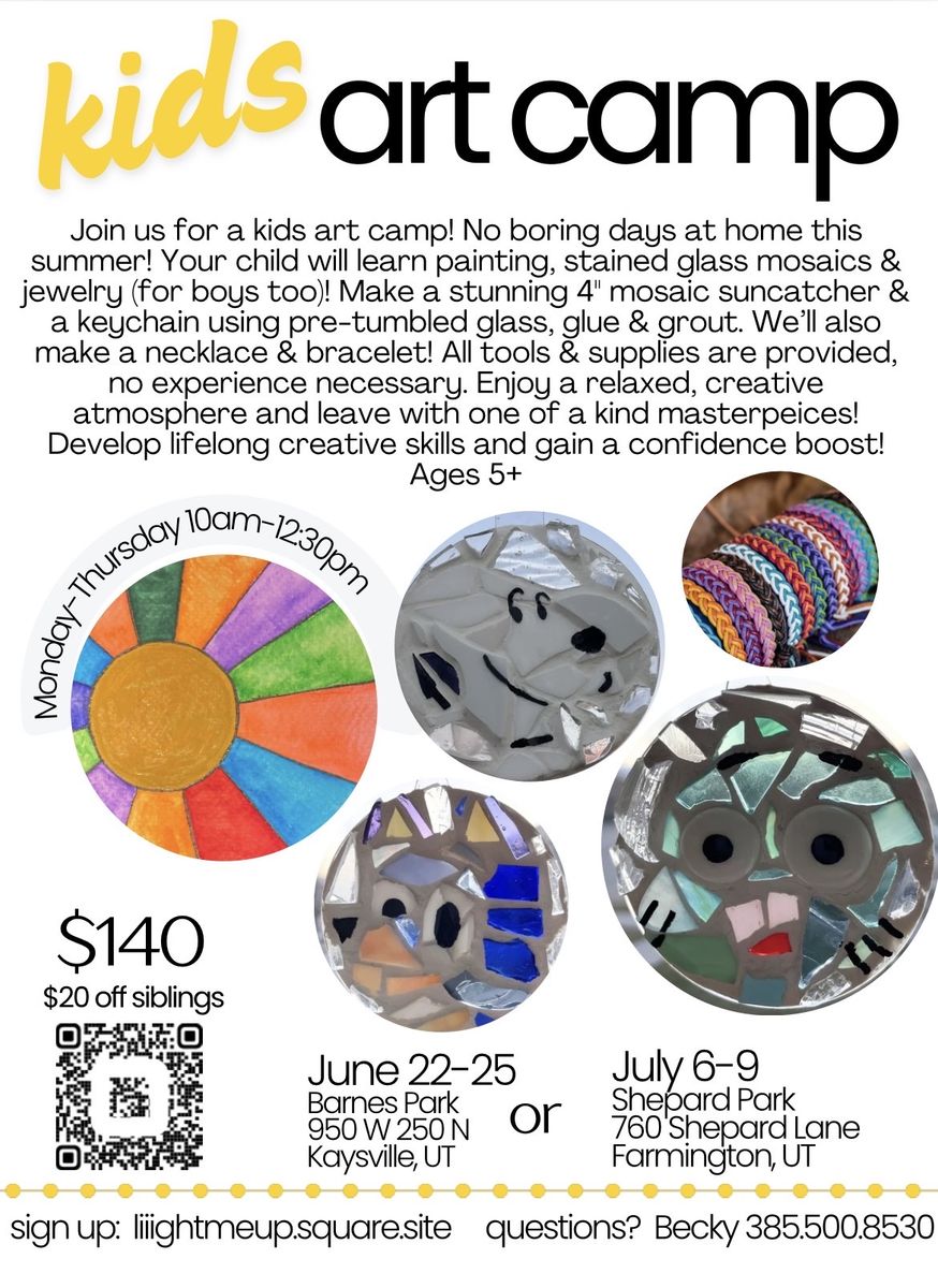 Kids summer art camp