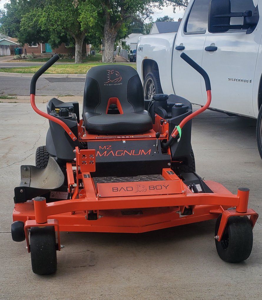Bad Boy ZT Magnum Zero Turn Mower - Orange, Excellent Condition