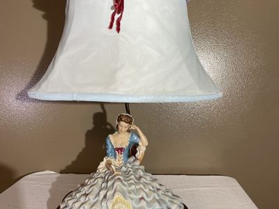 Antique Pocelain Table Lamp