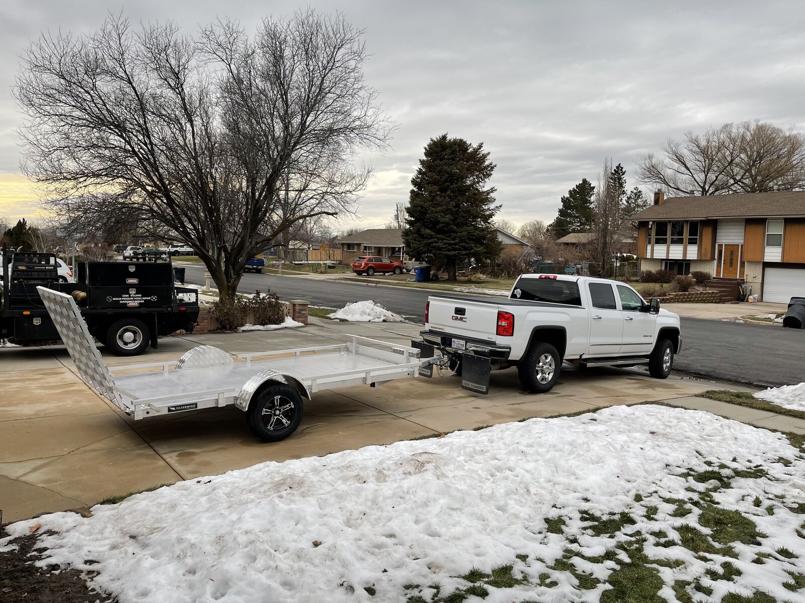 2022 12' aluminum Silverwing Trailer