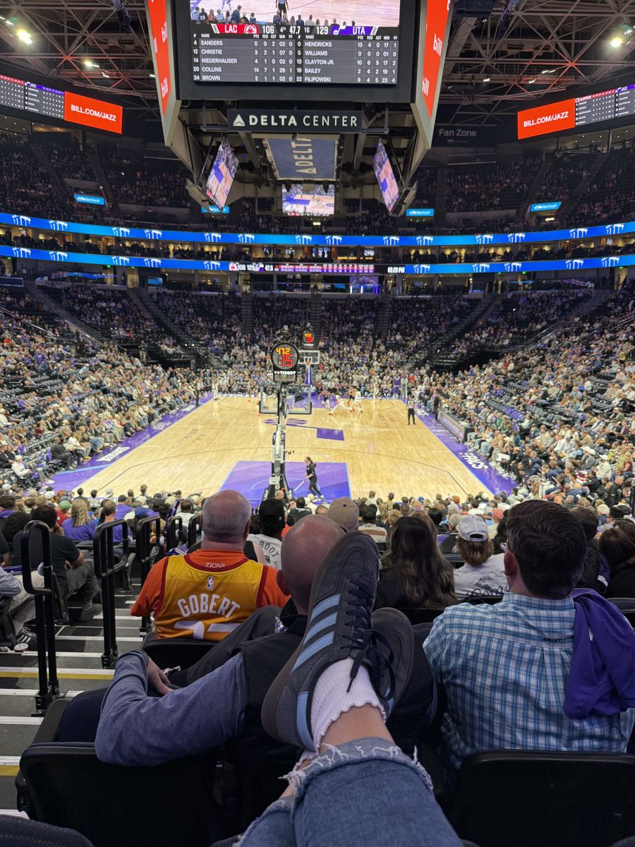 Jazz/Cavs tonight lower bowl.