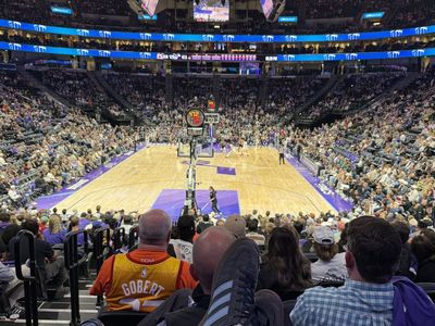 Jazz/Cavs tonight lower bowl.