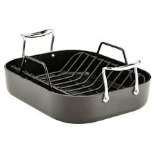 All-Clad Hard Anodized H9112S84 Nonstick Roaster with Rack 1931598  #104474
