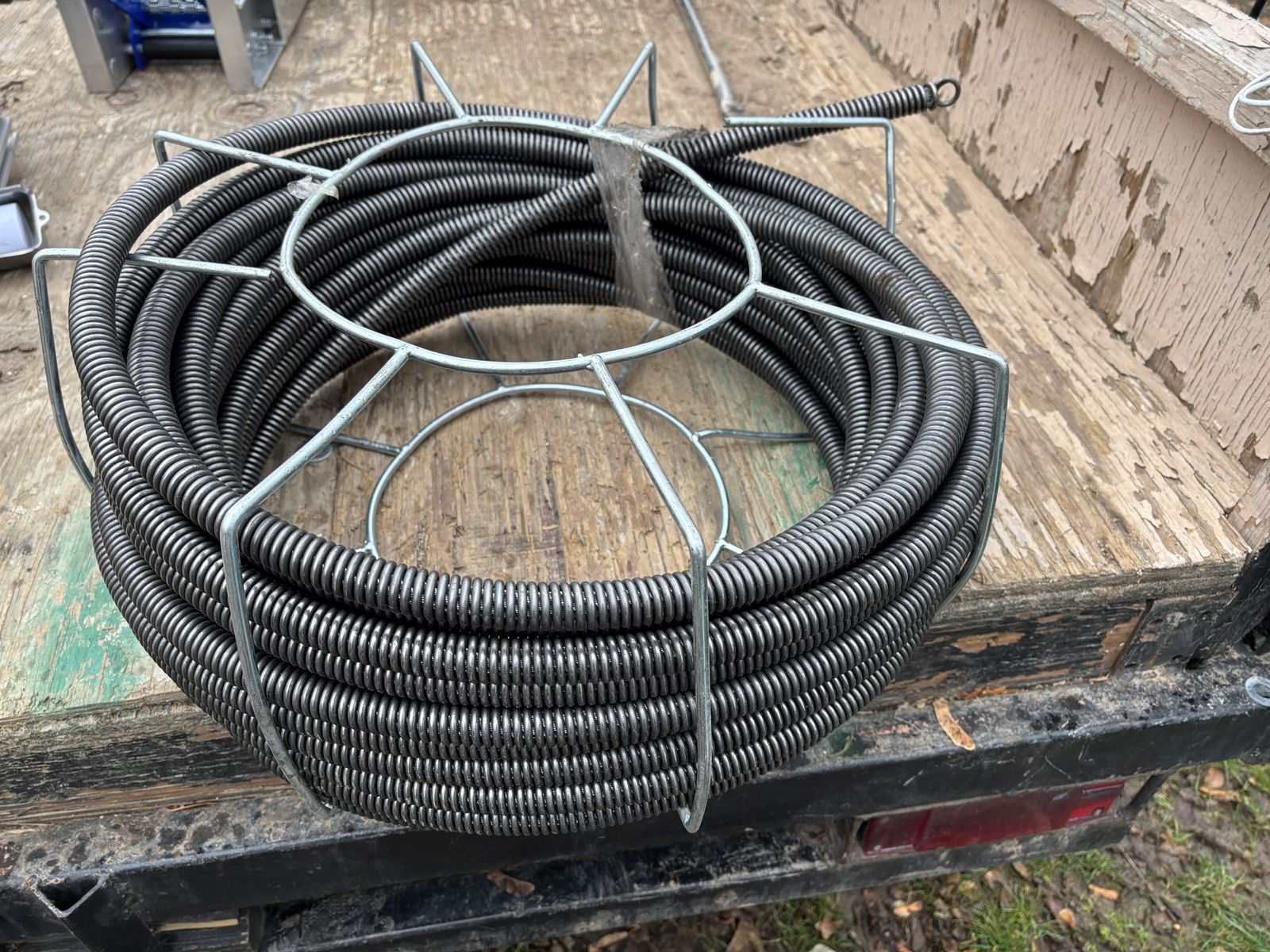 %+ Plumbing Auger Drain Snake Cable 50 ft 3/4" Diameter with core
