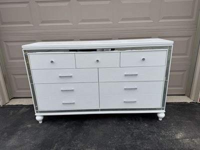 Modern White Dresser – Retails $1,189