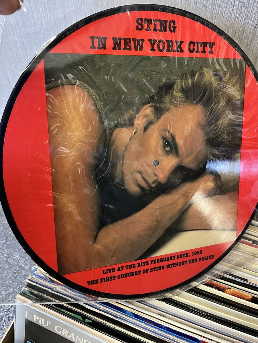 Sting in New York City 1985 Live record vinyl lp limited edition 400 copies