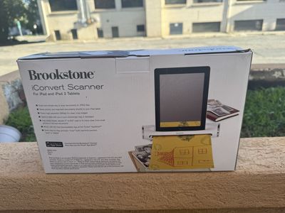 Brookstone iConvert Scanner for iPad and iPad 2 Tablets - 300dpi, Portable Document Scanner