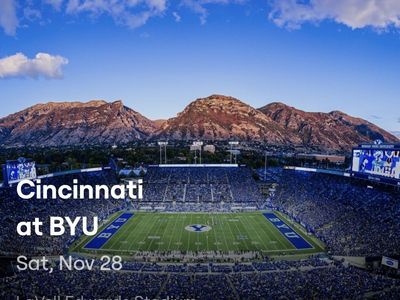 BYU vs Cincinnati 11/28 4 legacy chair seats