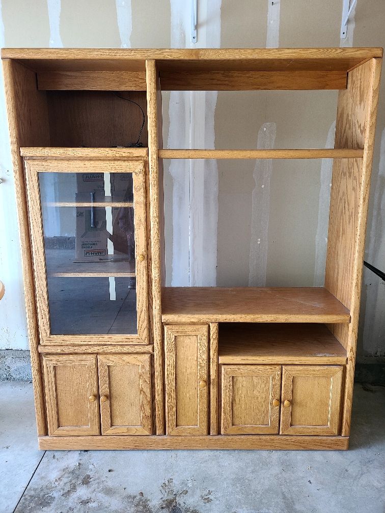 Oak Entertainment Center
