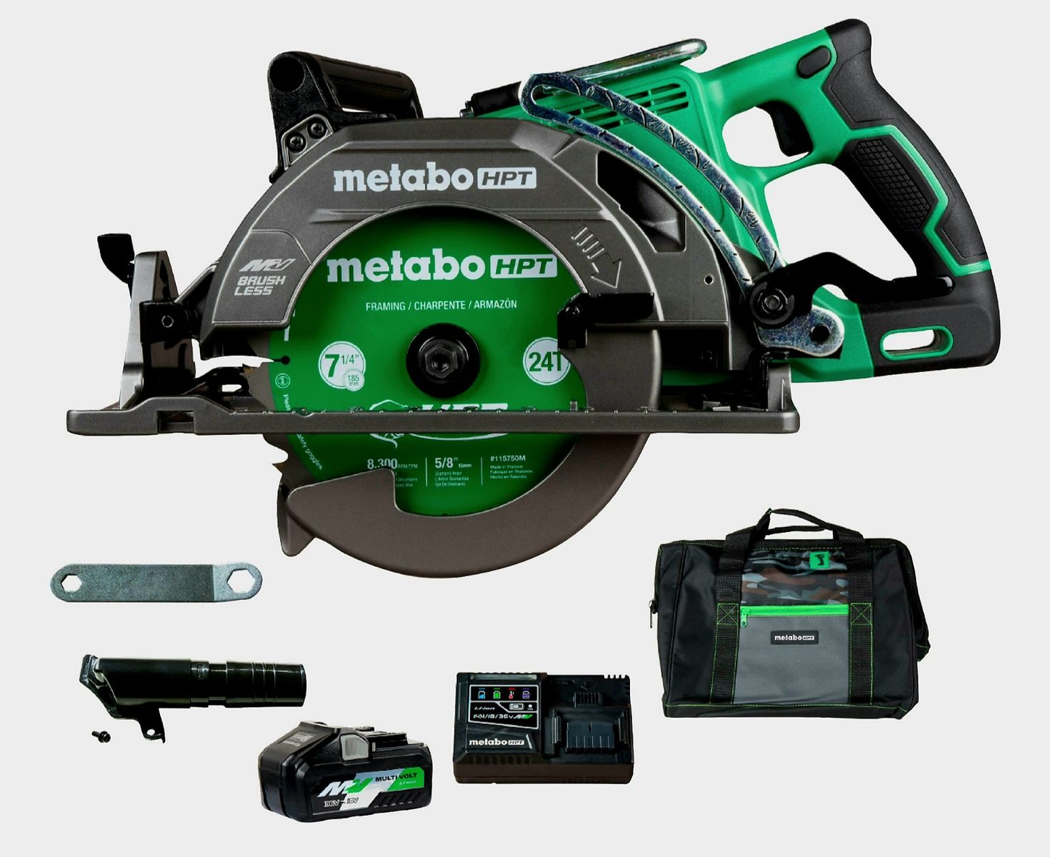 Metabo HPT 7-1/4" 36v Flexvolt Saw Kir