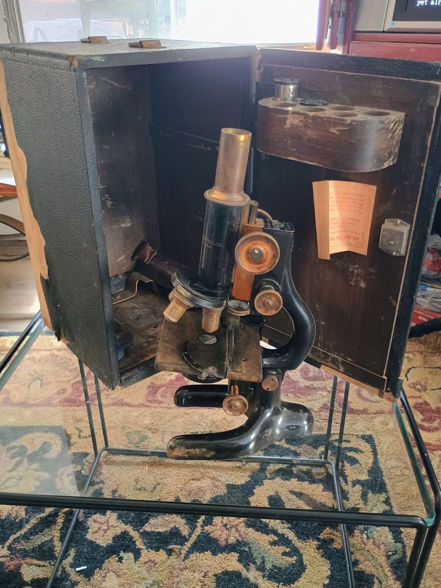 Retro Microscope and Box