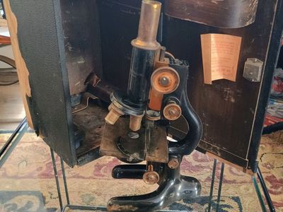Retro Microscope and Box