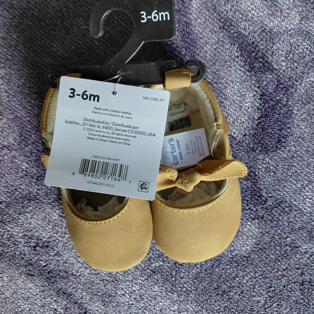 Half-off Baby Girl's Carter's Shoes. 3-6 months