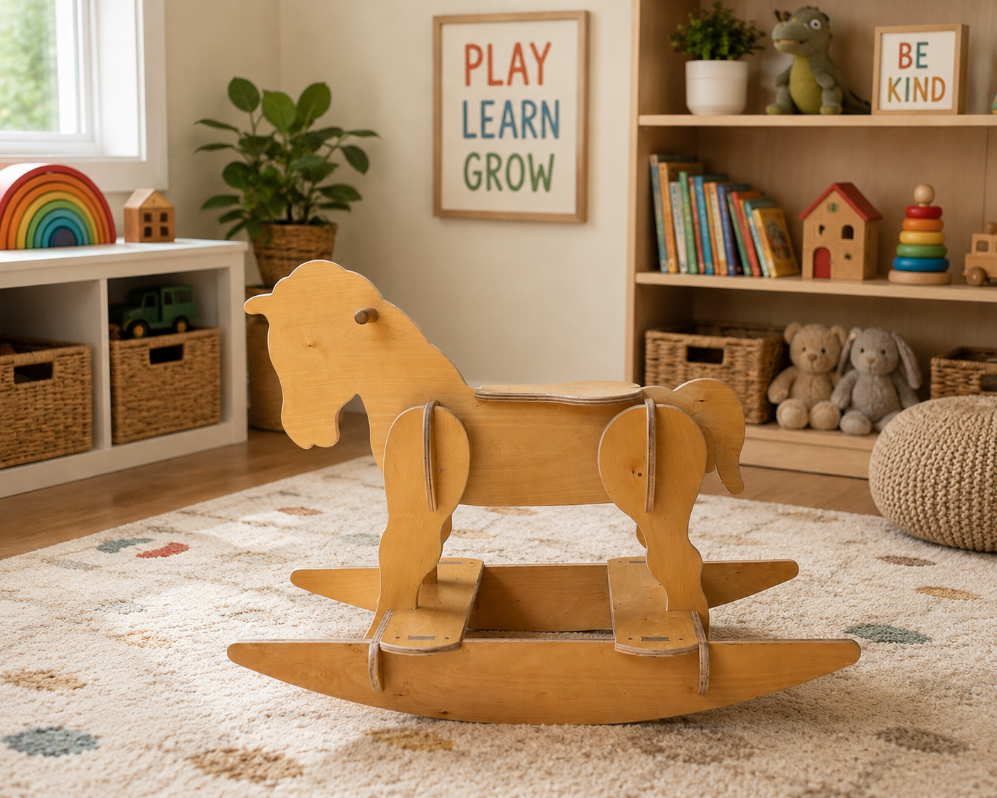 Vintage wooden Rocking Horse