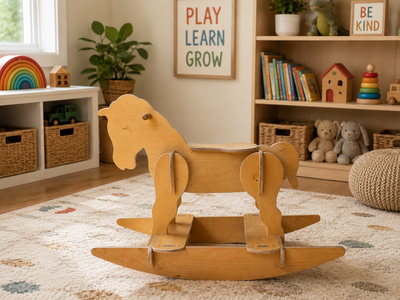 Vintage wooden Rocking Horse