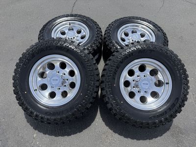 New LT285/70r17 Celimo MT Pro Comp Polished Alloy MOD 8x6.5 Dodge Ram Cummins Ford OBS F250 F350 Chevy Silverado 2500 3500 GMC