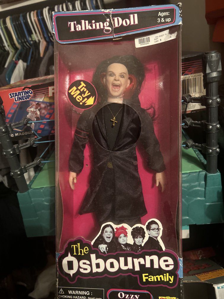The Osbourne Family Ozzy Osbourne Talking Doll in Box