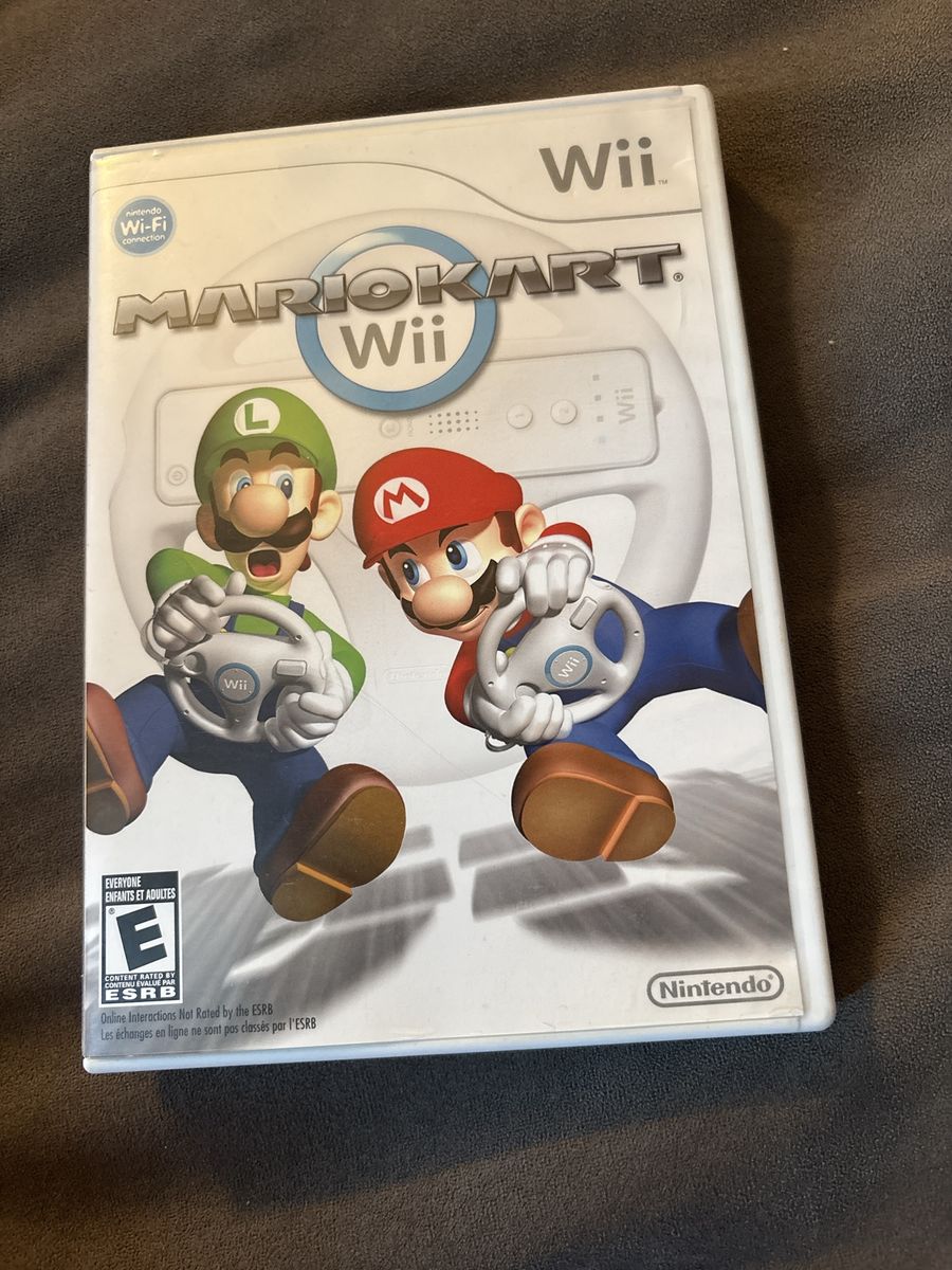 Mario Kart Wii Video Game Nintendo Wii CIB Case Included