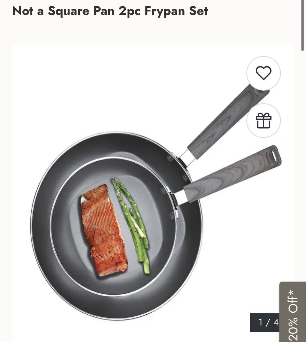 12 inch and 8 inch brand new , Not a Square Pan 2pc Frypan Set
