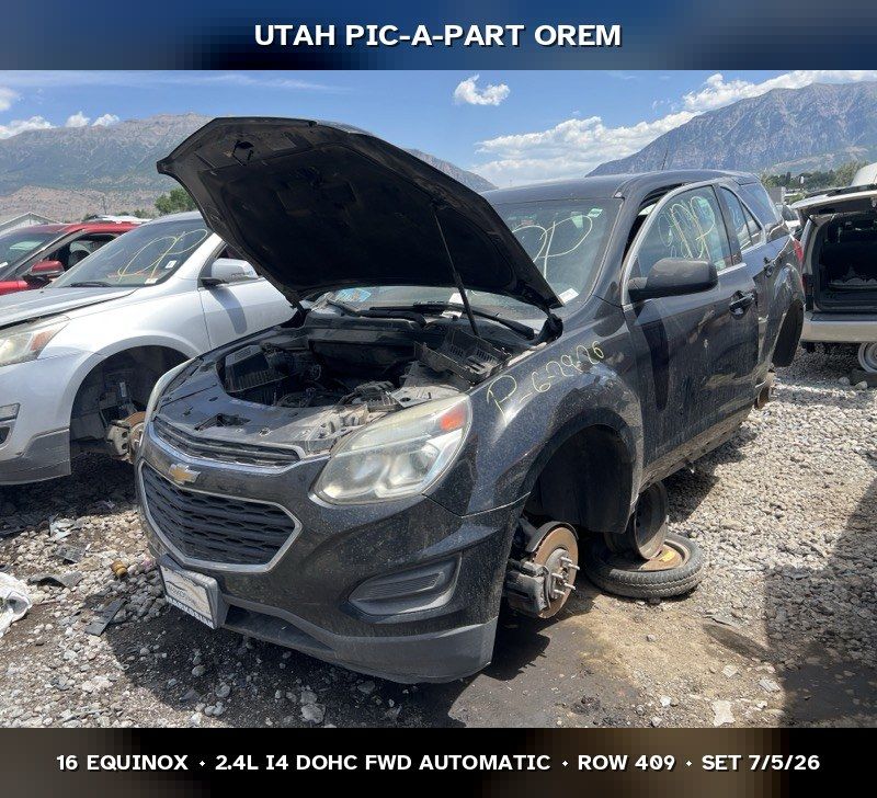 2016 Chevrolet Equinox Parts - UTPAP Orem