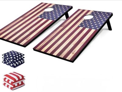 American Flag Corn Hole Set