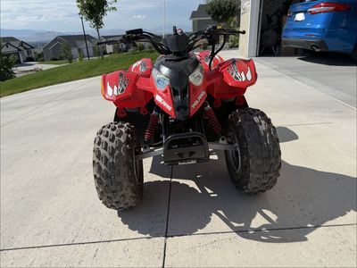Polaris Predator 50 ATV Quad - Red - Kids Off-Road Vehicle