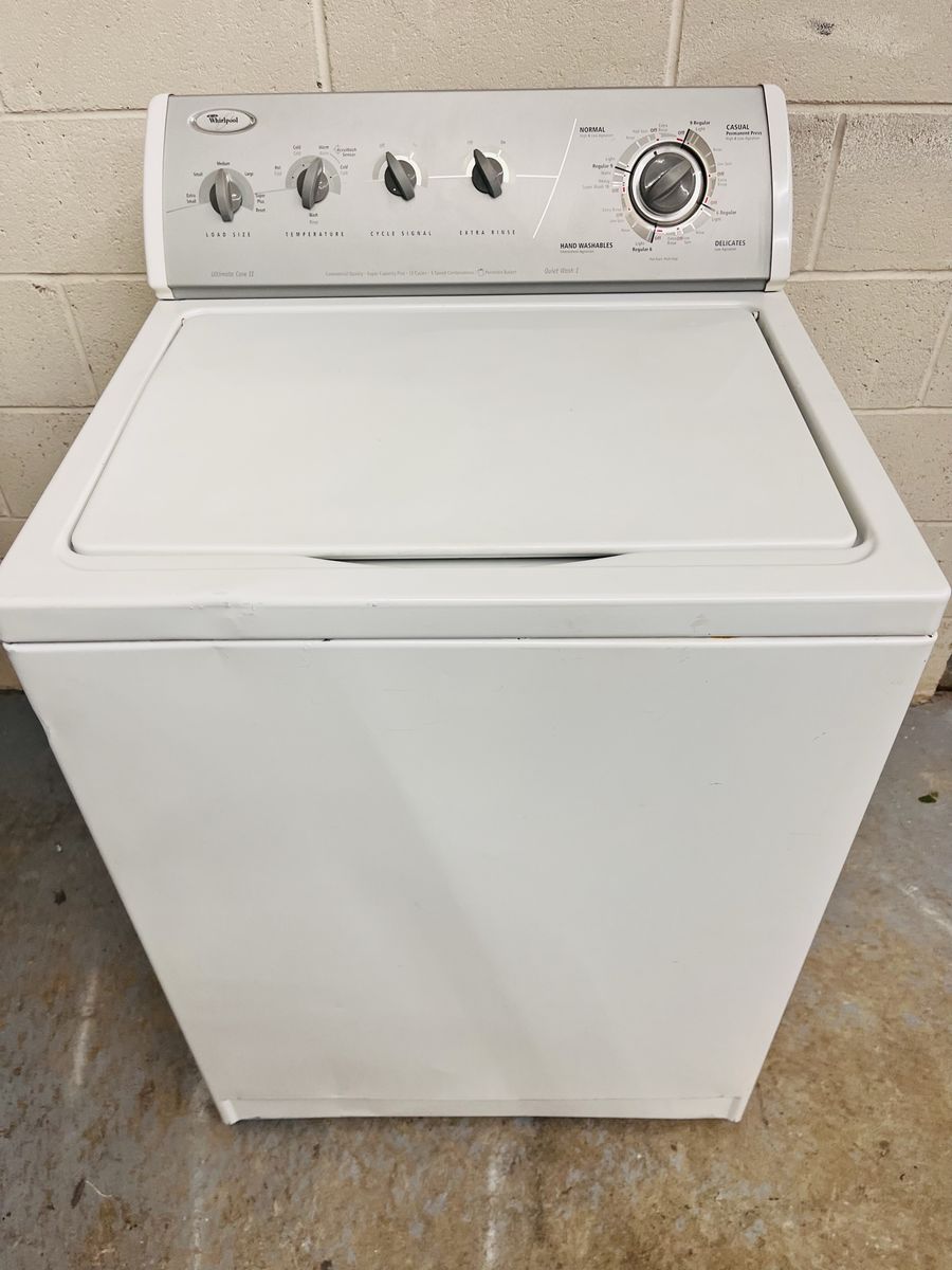 Súper heavy duty whirlpool washing machine