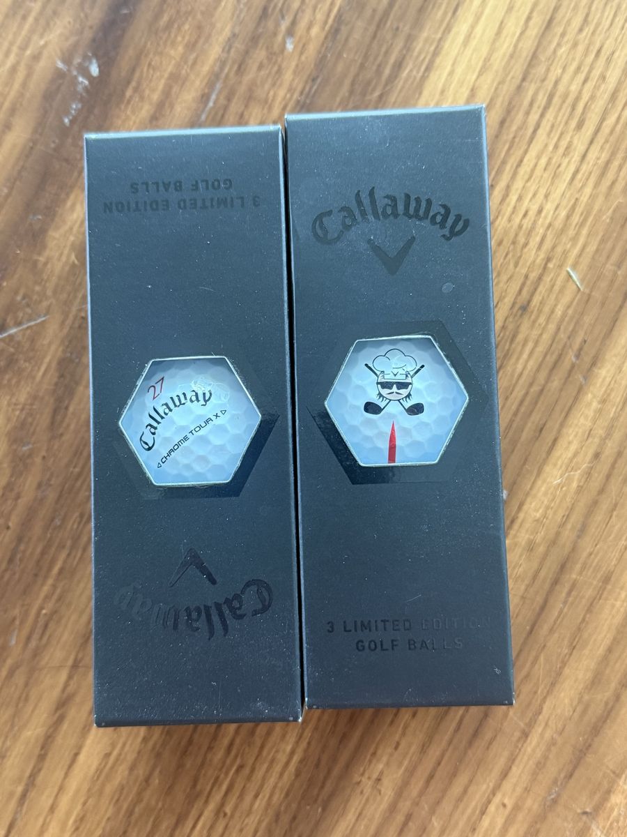 Brand New Callaway Min Woo Lee Chrome Tour X Balls