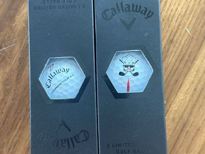 Brand New Callaway Min Woo Lee Chrome Tour X Balls