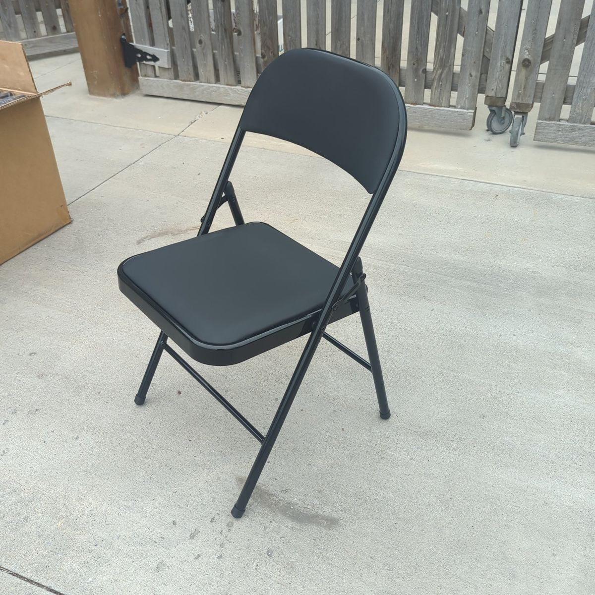 Padded Folding Chair Set