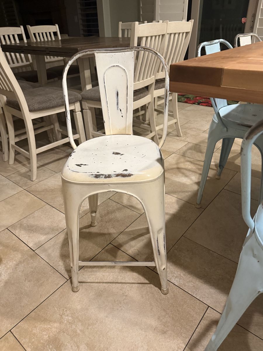 Six counter height Bar stools
