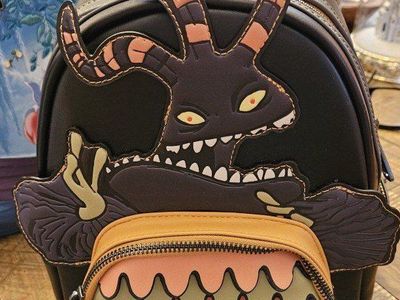Disney Tim Burton's Nightmare Before Christmas Harlequin Demon Loungefly Mini Backpack