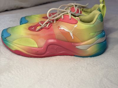Puma RS-X Rainbow Gradient Athletic Sneakers - Women's Size 9