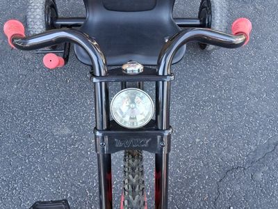 TRAXX Chopper Trike Tricycle with Flame Wheels - Kids' Ride-On Toy