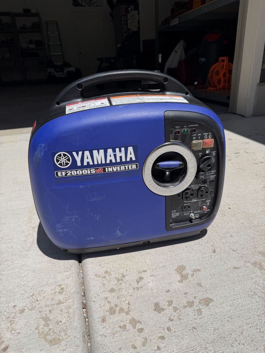 Yamaha whisper EF2000isV2 inverter generator
