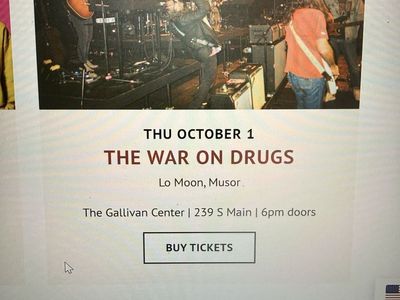 War On Drugs Oct 1
