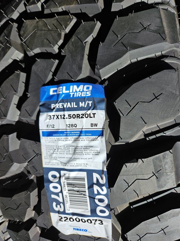 37x12.50r20 celimo prevail mt