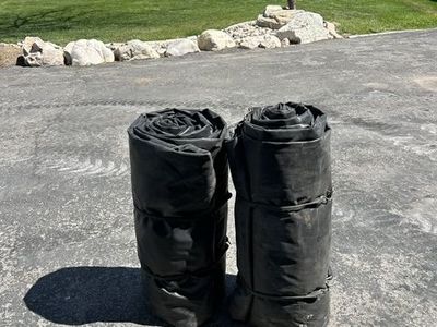 6 foot drop Tarps, will cover a 48 foot load, possible 53 foot
