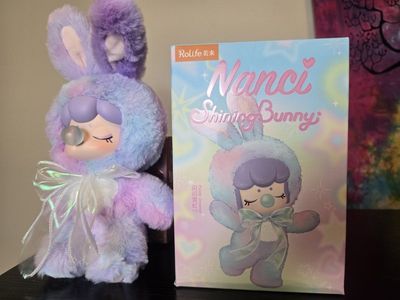 Rolife Nanci Shining Bunny Plush Figure "Purple Dream" - New Condition