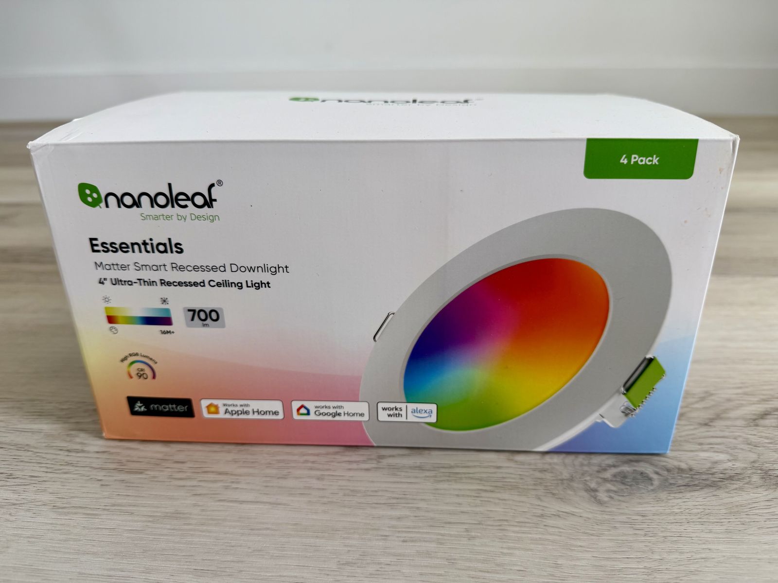 Nanoleaf Color LED Downlights 4 Pack - New