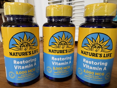 Nature's Life - Vitamin A (3 bottles)