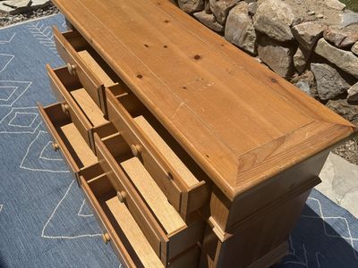 Solid Wood 6-Drawer Dresser