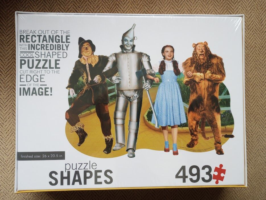 Wizard of Oz character shaped puzzle 493 pieces
